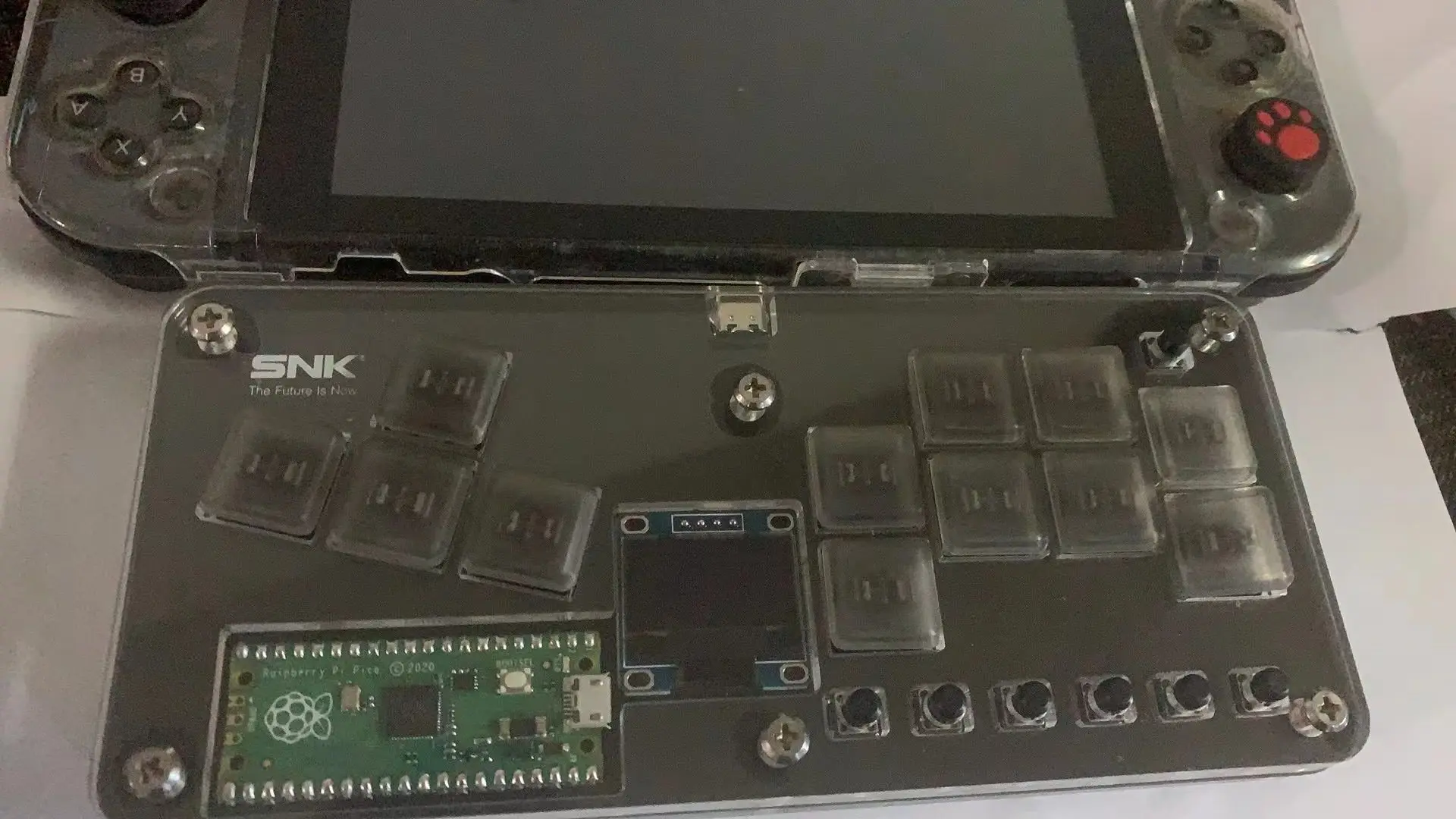 Mando de juegos de estilo Arcade para PS3/PC, minimando luminiscente colorido, fighboard MX Mixbox