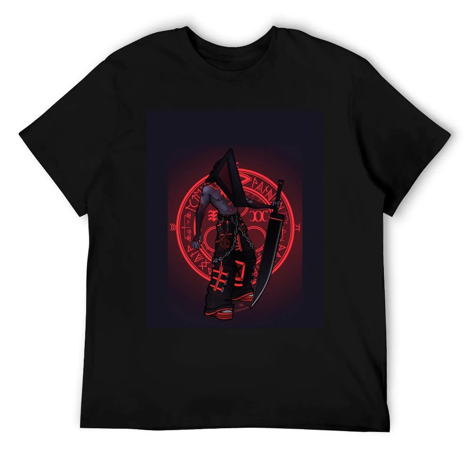 

cybergoth pyramid head T-Shirt t shirts for man pack cotton anime tshirt man graphic t shirt T-Shirt