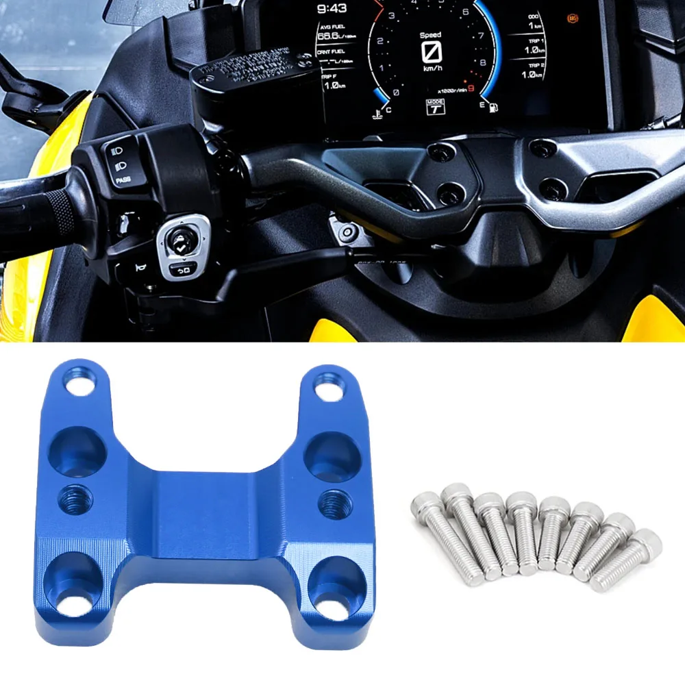 For TMAX560 T-MAX560 T-max TMAX 560 2022 2023 Motorcycle CNC Handle Bar Raiser Extend Mount Clamp Adapter Handlebar Riser