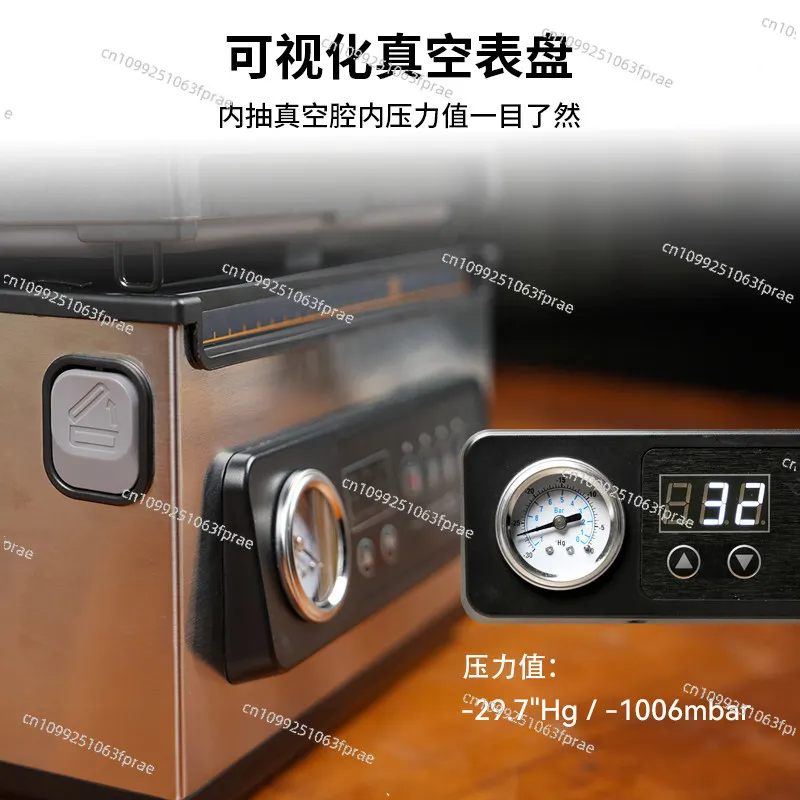 Vacuum Machine Commercial V32 Chamber Vacuum Sealer Household Food Packing Machine Draw liquid without picking bags