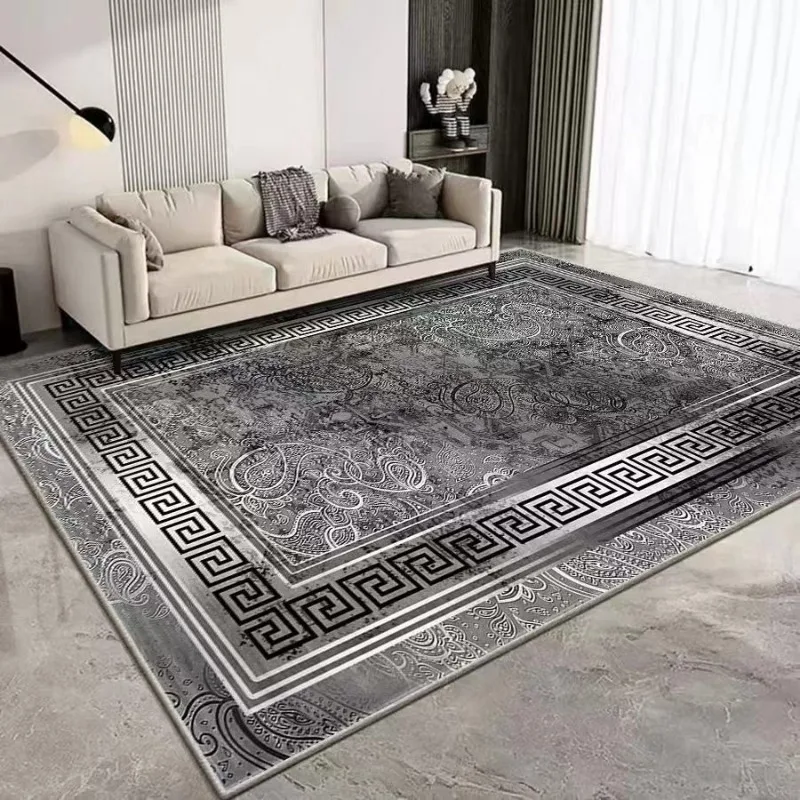 Beauty Luxury European Printing Large Area Rug Non-Slip Wear-resistant Carpet for Living Room Bedroom Soft Floor Mat Home Decor