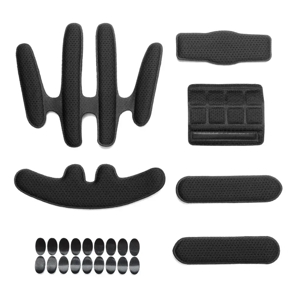 1SET Universal Helmet Foam Pads Quick-Drying Replacement Cushion Red Liner for Motorcycle Helmet
