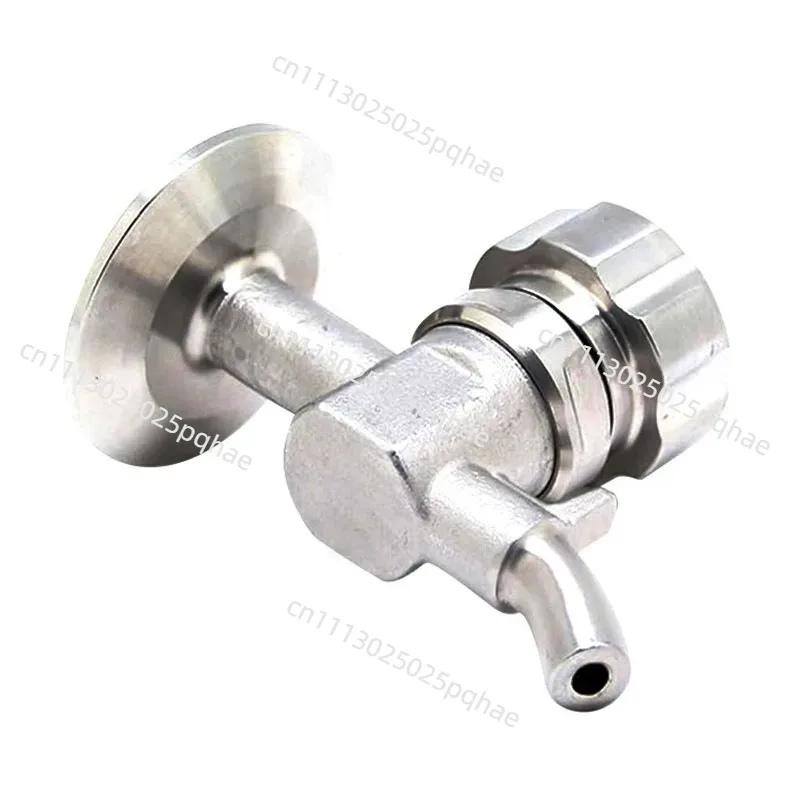 SS304 Stainless Steel Hygienic Food Grade Clamp Beer Aseptic Sampling Valve/Chuck Type Defoamer And Defoamer