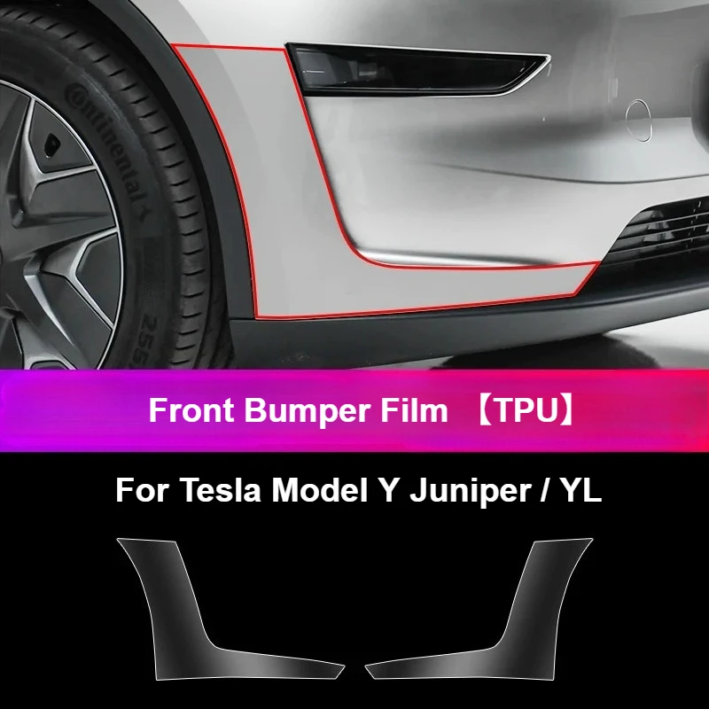 Lackschutzfolie für Tesla Model Y Juniper Model YL TPU Fahrzeugfolie Klare Folie PPF Türkanten-Eckenschutz Stoßstangenschutz Anti-Kratz – Detail 11