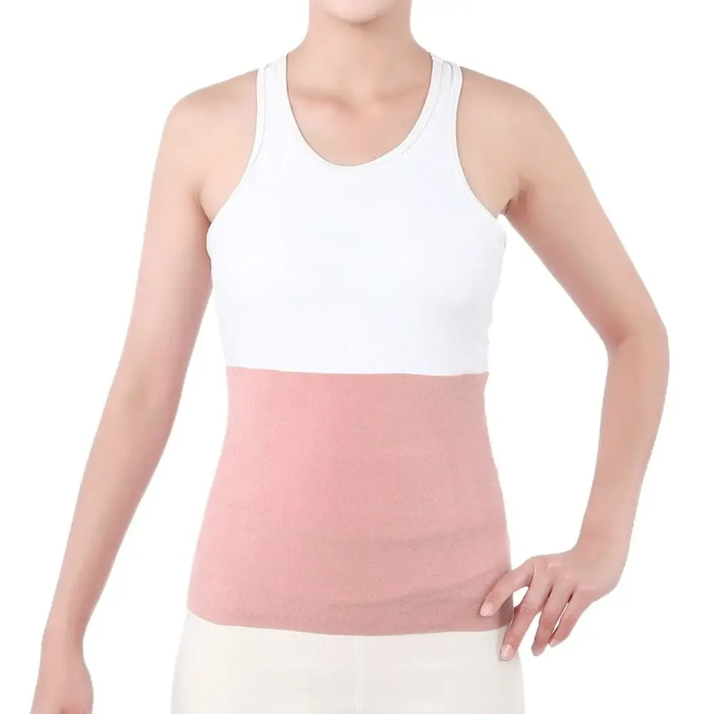 

Warm Thermal Waist Support Belt High Elastic Traceless Lower Waist Support Belt with Pocket Thin Fleece Waist Warmer