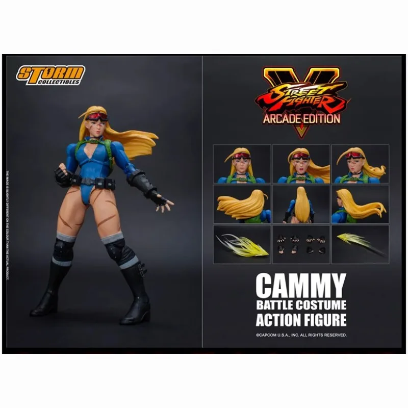 

Goods in Stock 100% Original Storm Toys Cammy 1/12 Game Character Model Animation Character Action Toy Holiday Gift