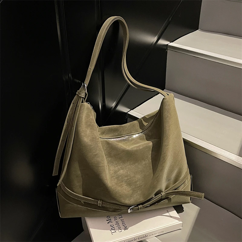 

2026 New Tote Casual Fashion Large Capacity PU Shoulder Bags Solid Zipper High Quality Simple Versatile Crossbody Bags for Women