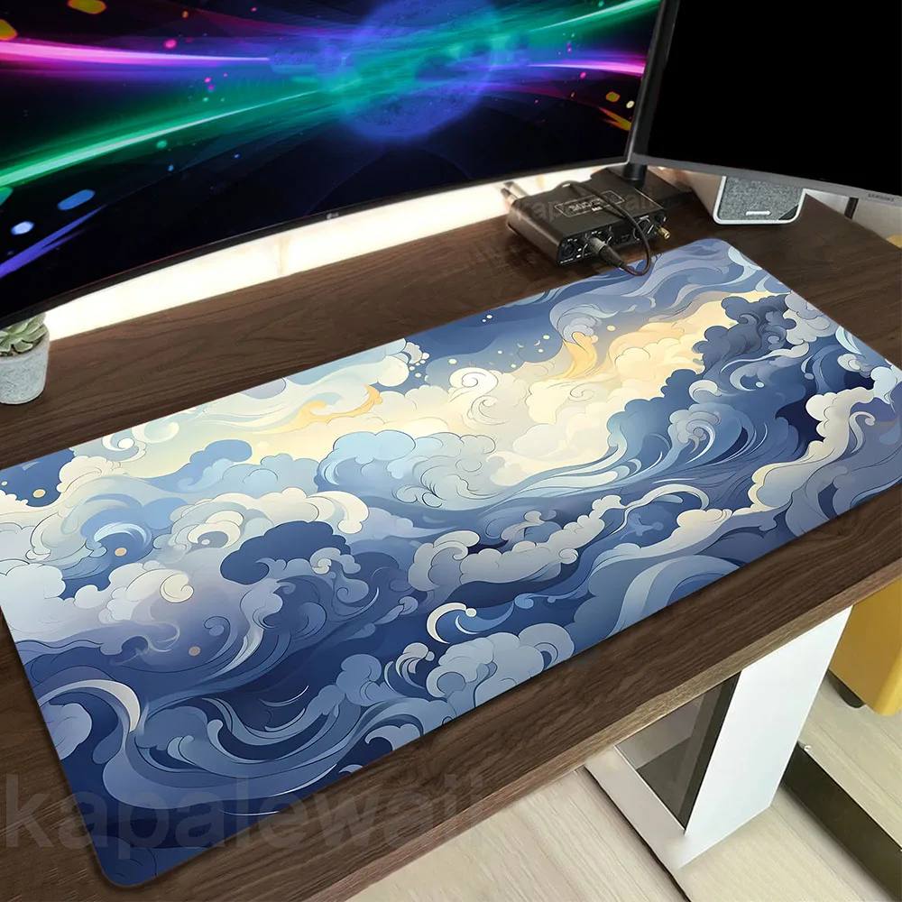 

Gamer Mousepad Game Speed Mouse Mat Japanese Great Off Wave Mouse Pad Rubber Desk Mat Gaming Accessories Carpet Keyboard Pads