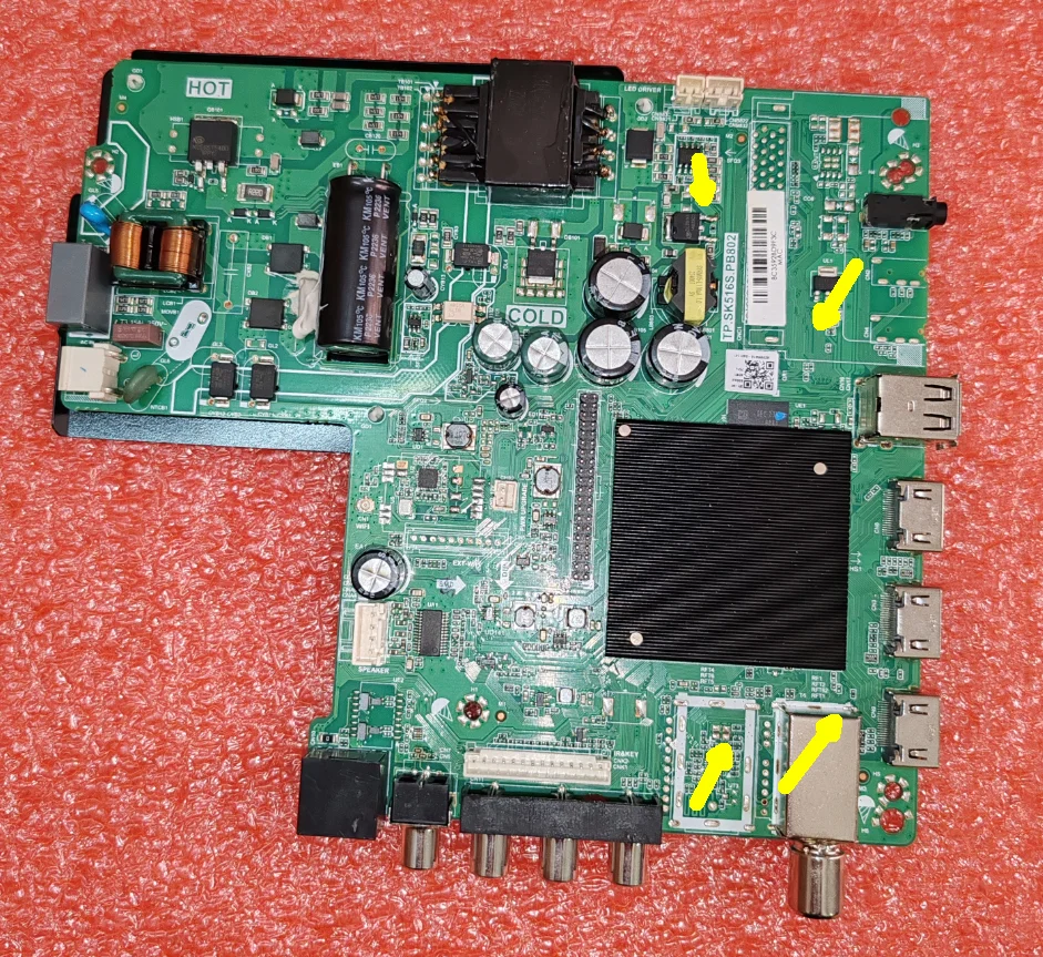 TP.SK516S.PB802 Scheda madre TV tre in uno Rete WiFi 75W 4 specifiche, controllare foto e spedire