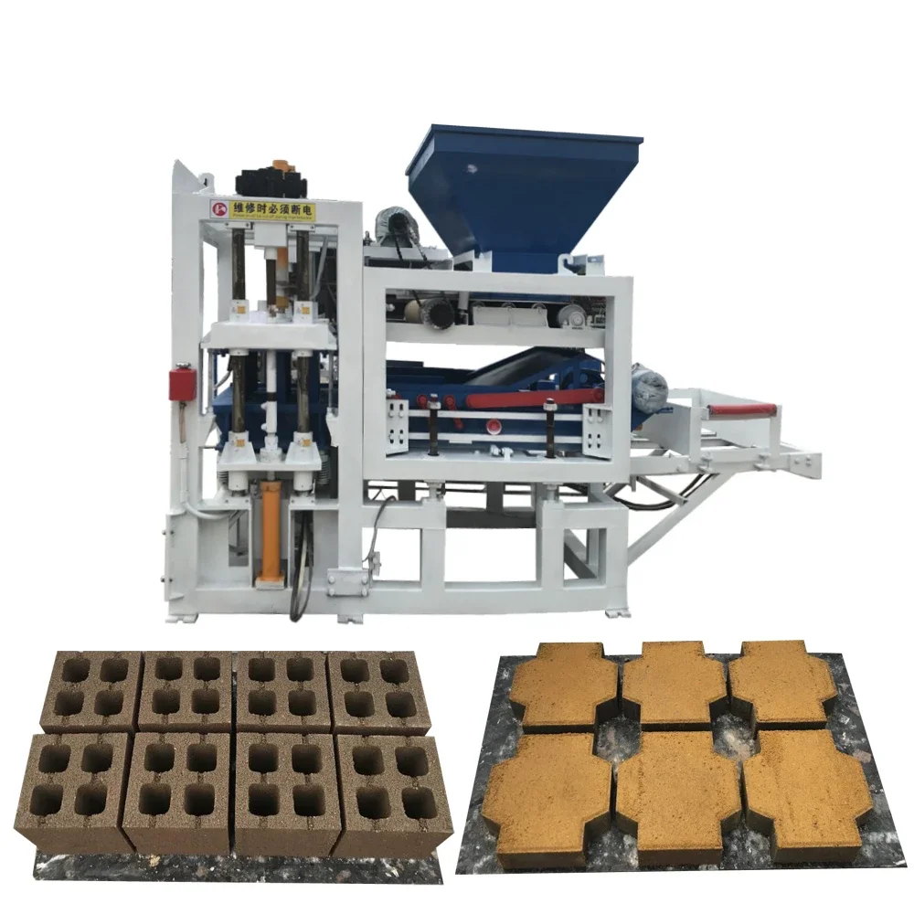 YG Full Automatic Concrete Brick Block Making Machine Model QT4-15S