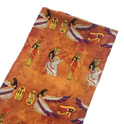 Brand New Ancient Egypt Human Printed Cotton Fabric Patchwork for Cloth Dress Party Home Decor
