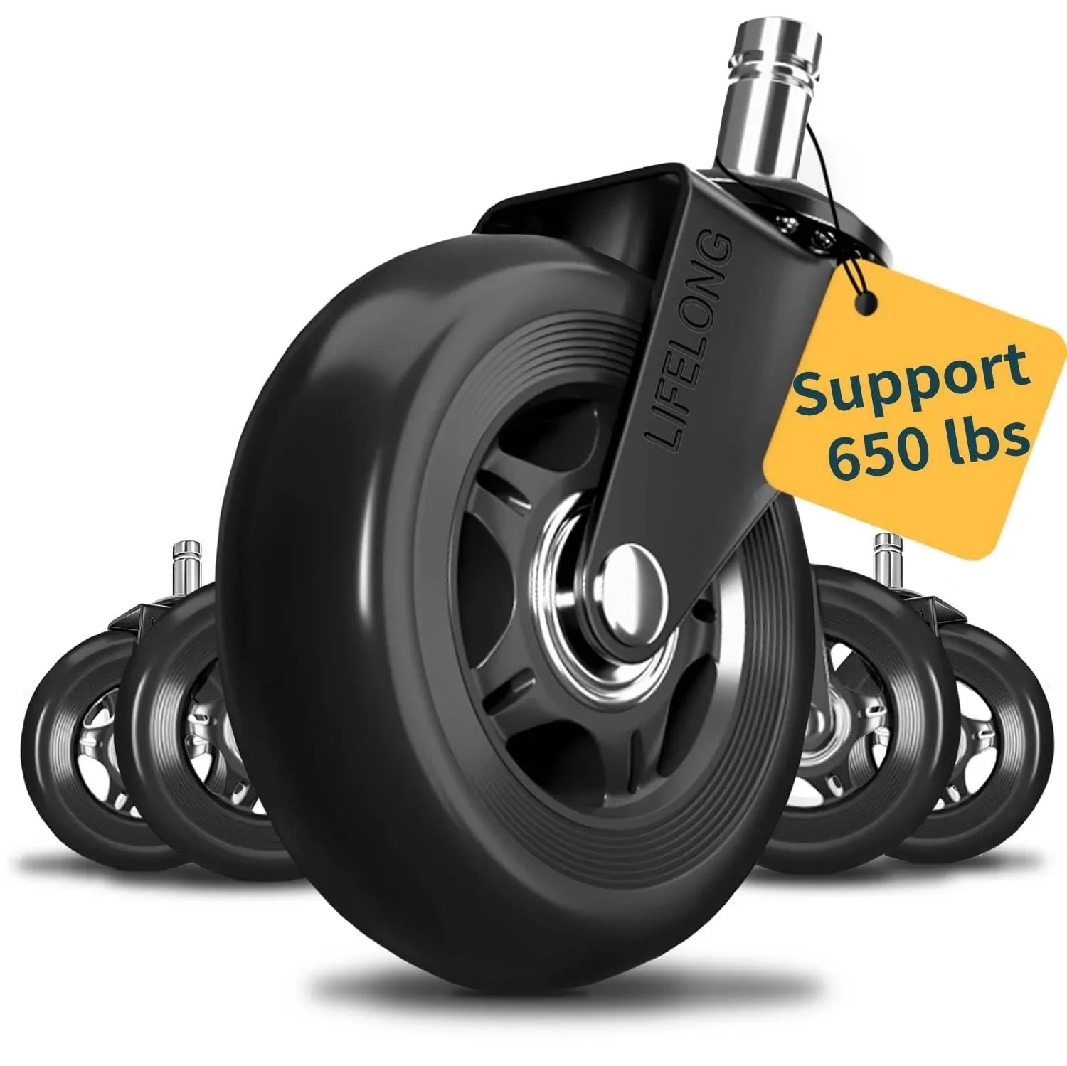 2.5/3 Inch Office Chair Wheels Casters Replacement