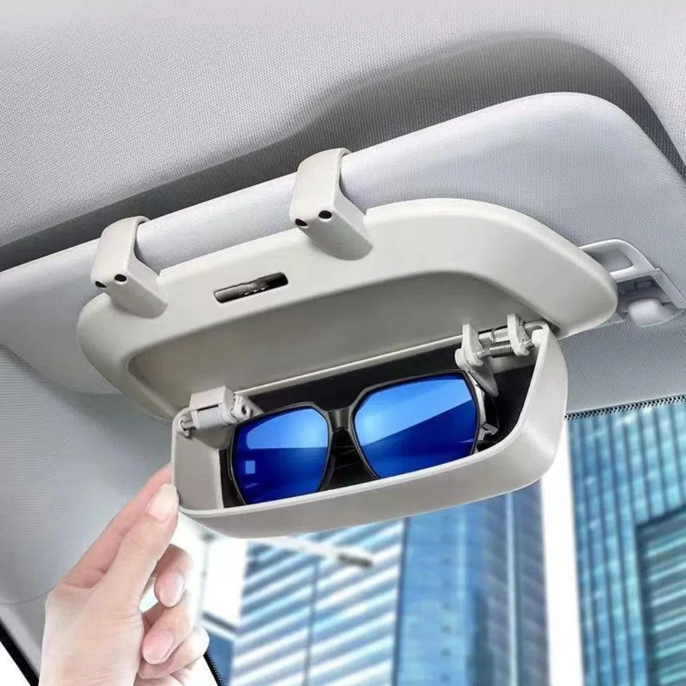 

Multifunctional Glasses Case Modified Wear-resistant Sun Glasses Holder Portable Glasses Clip Auto Eyeglasses Accessories