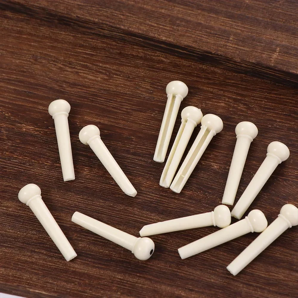 12pcs Acoustic Guitar Bridge Pin, Durable String Nail Pegs for Fixed Tuning Tone & Tailpiece Musical Instruments