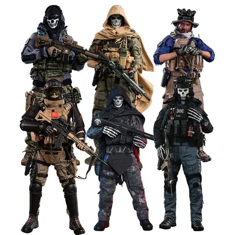 In Stock Flagset Call of Duty 21 Type 18 Death Ghost Night Battle Price War Soldier Handheld Birthday Gift