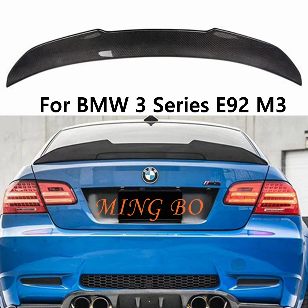 

For BMW 3 Series E92&E92 M3 Coupe PSM Style Carbon fiber Rear Spoiler Trunk wing 2005-2013 FRP Forged carbon