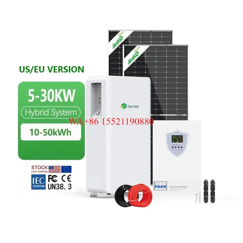 WMWMNU for Jinko Solar Panels Photovoltaic System Solar Kits 10Kw 20Kw 30Kw Roof Mounting Hybrid Solar Energy Storage System