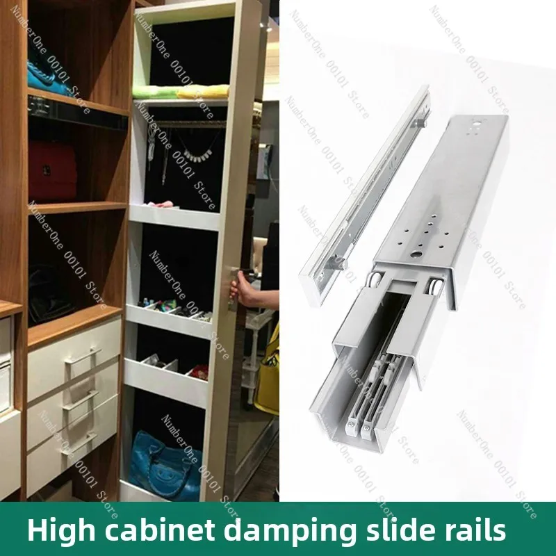 

Выдвижная направляющая для тяжелых нагрузок с вертикальным выдвижением, направляющая для шкафа, выдвижная направляющая для гардероба, выдвижная направляющая для нижнего ящика с буфером