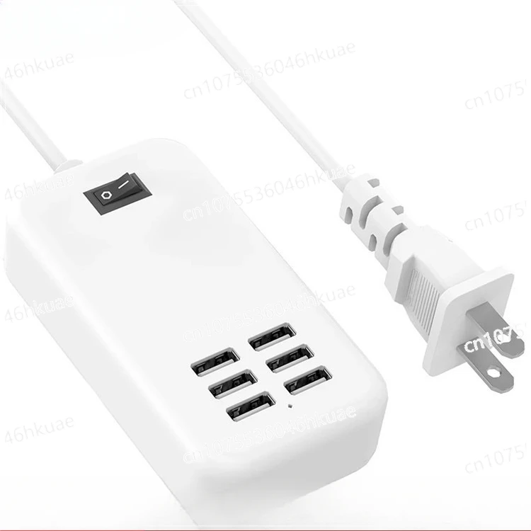 Multi-port USB Charger 6-port Usb Smart Fast Charging Mobile Phone Smart Multi-port 1A2A3A Fast Charging