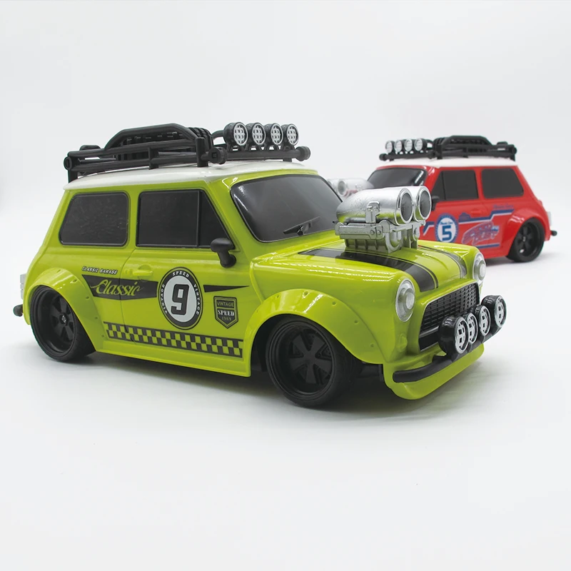 1:18 Retro Refitting MINI auto 4 canali telecomando auto 27MHz RC auto ad alta velocità luce modificata modello di veicolo auto giocattolo per bambini