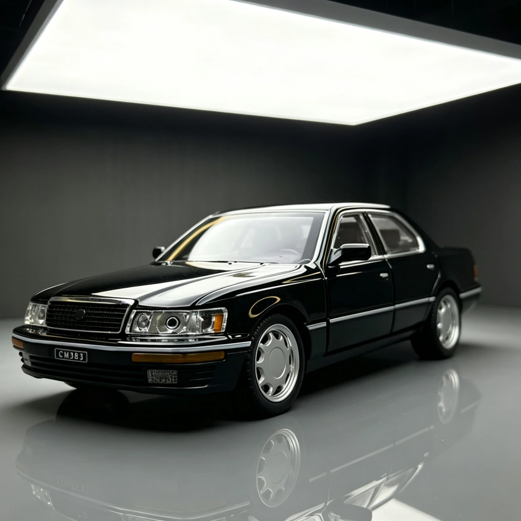 Modèle de voiture miniature en alliage 1:24 LS4000, à rétrofriction avec lumières et sons, résistant aux chutes, ornement de présentation, cadeau de collection pour les amateurs de voitures