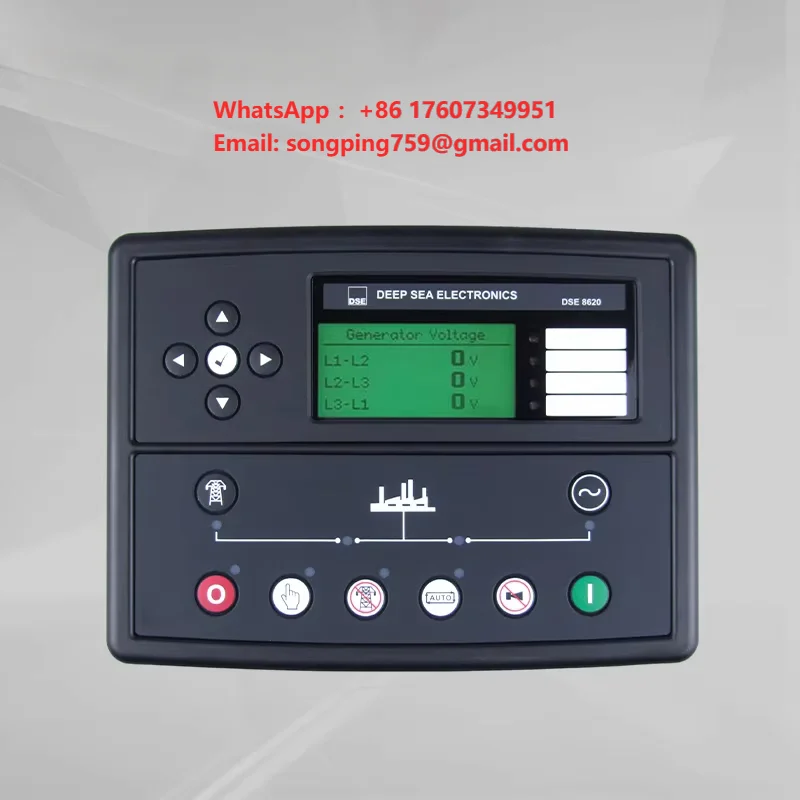 POPULACE Genset Control ATS Generator Deepsea Controller DSE8620 Panel Module LCD Deep Sea Controller 8620 DSE 8620