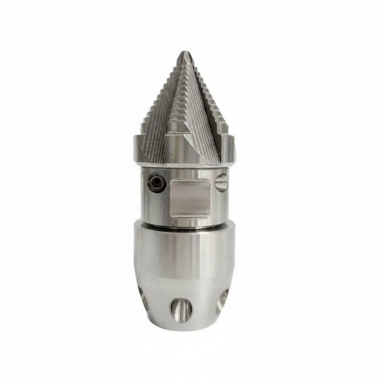 Drain Cleaning High Pressure Nozzle Stainless Steel Compact Spray Head for Hose Flushing and Debris Removal