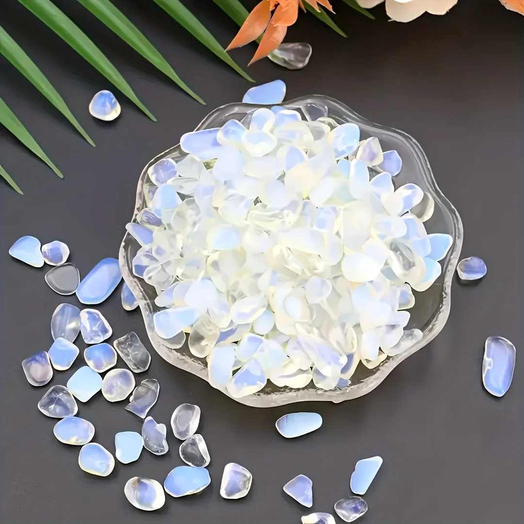 Opal gravel is suitable for home and office decoration, aquarium and flower pot lining, mineral collecting,  home decor