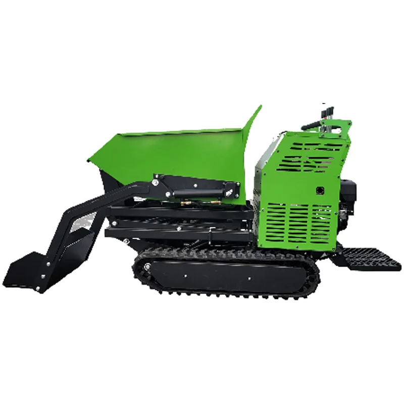 Hot Self Loading Mini Dumper Scissor Lift Tracked Transporter Hydraulic Shovel Small Dump Truck for Garden Landscaping