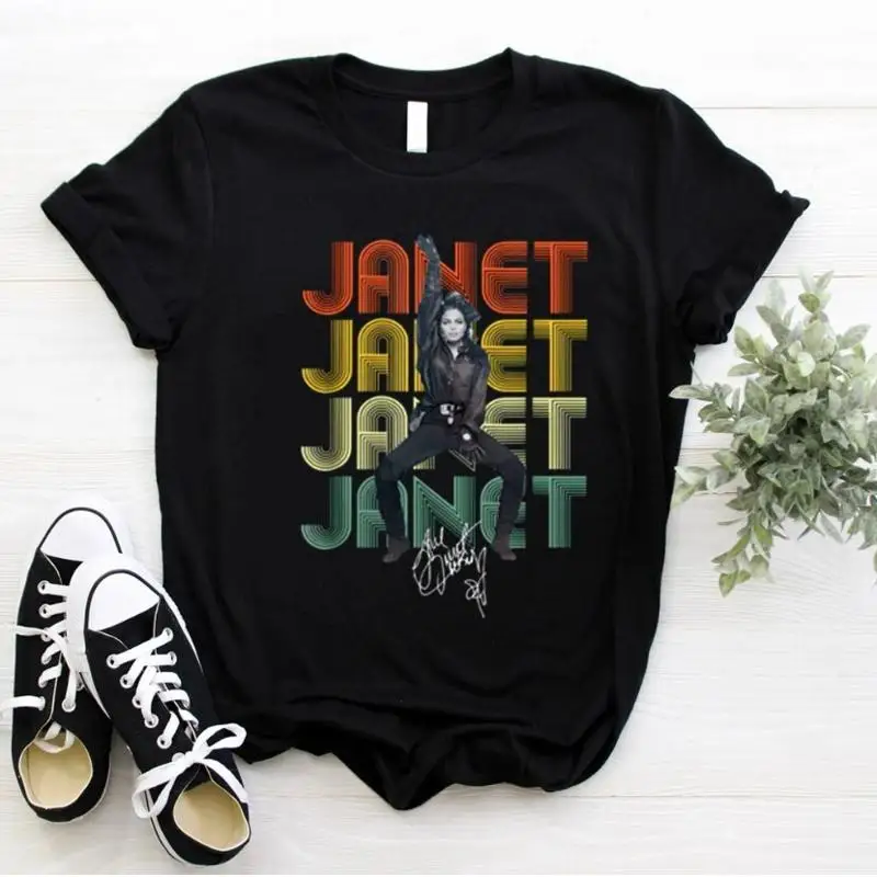 New Janet Jackson Together Again Tour 2023 Black All Size T Shirt