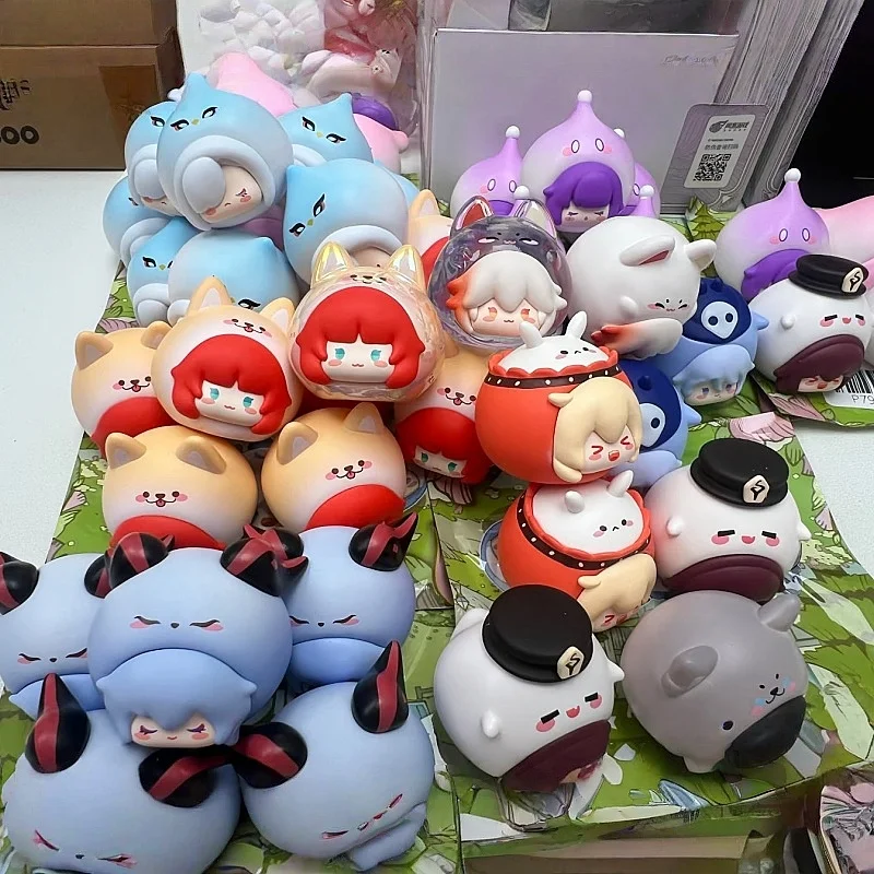 

Blind Box Genshin Impact Furina Mini Anime Figure Game Surprise Box Q Version Kamisato Figures Pvc Statue Birthday Toys Gifts