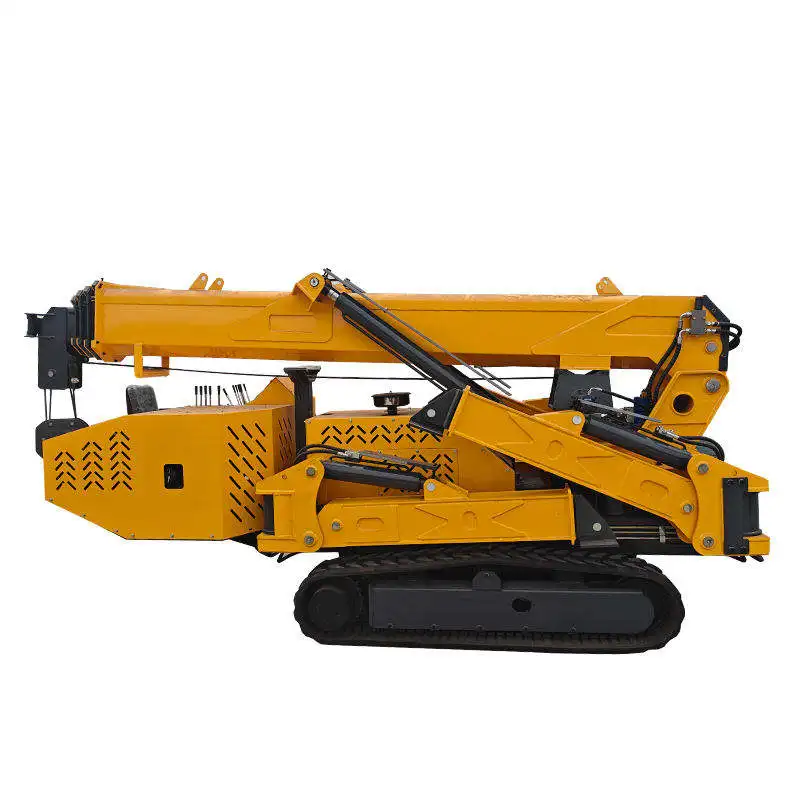 Widely Using Mini Spider Crane Customized 3 ton 5 Ton Spider Grab Crane Narrow Spaces Lifting Platform Spider Crane for Russia