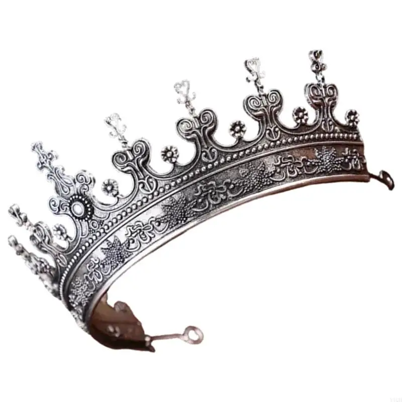 Crowns Hairhoop Barroque Headwear para Fashion Women Banquete para banquetes.