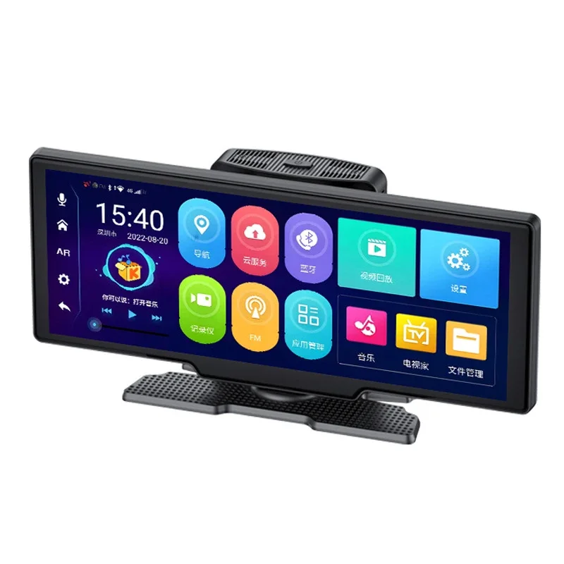 10.26 Inch Touch Screen K700 Android 10 Auto 4G Carplay GPS Navi Vehicle Black Box With Dual Lens Rearview Mirror Car Dash Cam