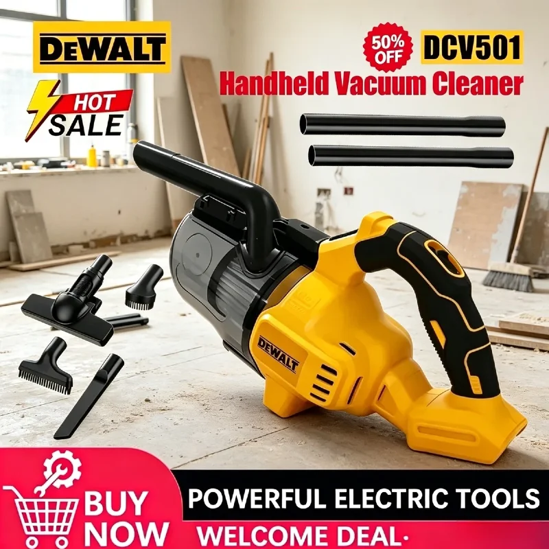 

Пылесос DEWALT DCV501 для сухой уборки, ручной, портативный, бесщеточный, для дома, автомобиля и уборки шерсти животных