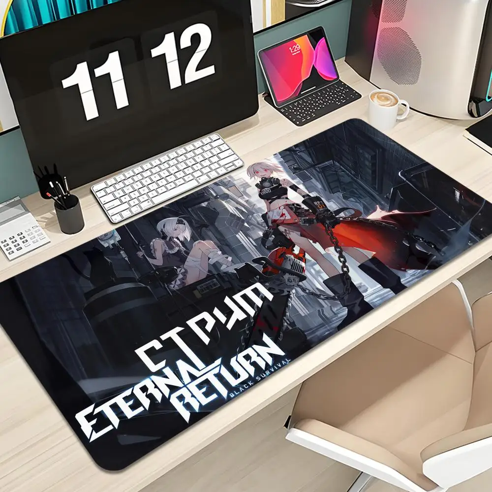 

Коврик для мыши Black Survival Eternal Return, коврик для клавиатуры и мыши, большой коврик для стола 600X300 мм, коврик для стола для геймеров, с высококачественной печатью