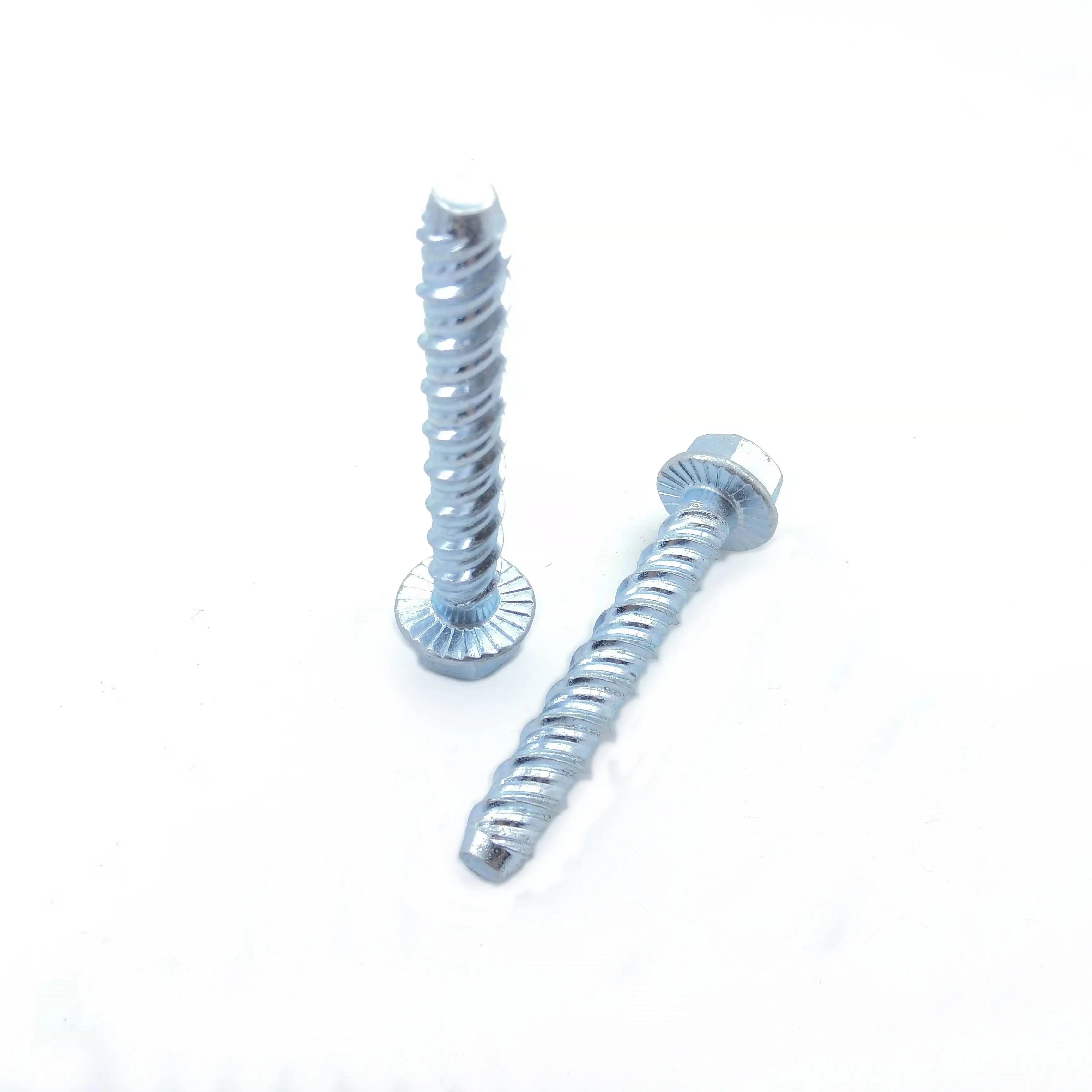 Parafuso de âncora autocorte de concreto, cabeça de flange hexagonal, rosca de concreto, parafuso de âncora auto-corte, parafuso de expansão auto-roscante