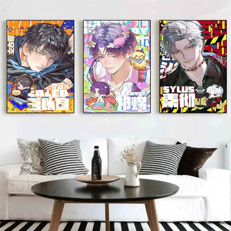 Love and Deepspace Hot Game Character Posters Prints Canvas Printing Modern Wall Art Picture for Gaming Room Home Decor Gifts