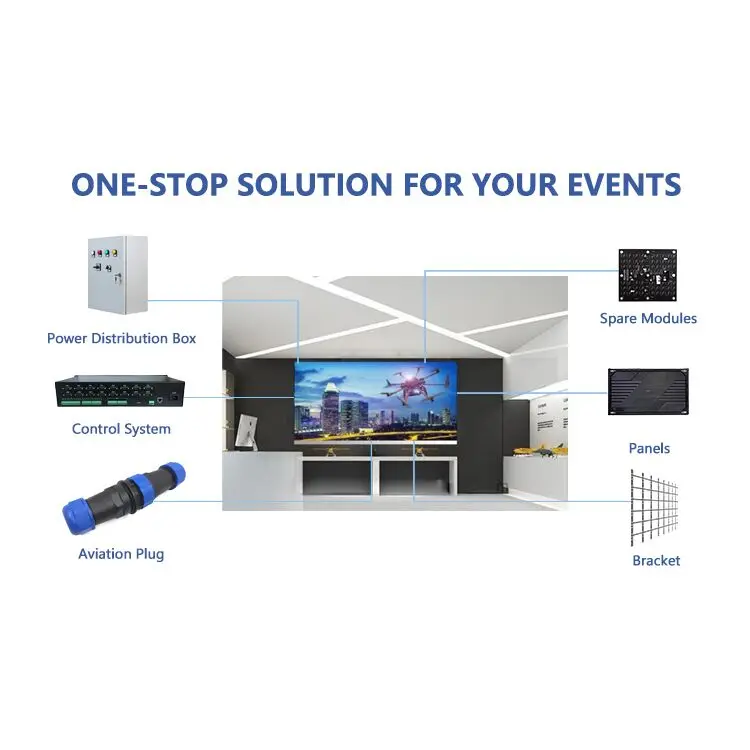 LED  New 16:9 COB  Screen Full Flip Chip 600*337.5mm Cabinet P0.9 P1.25 P1.5 P1.8 Indoor  Screen Display Panel  Home Theater