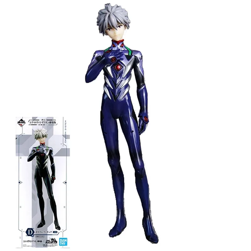 BANDAI Original EVA Anime Figure Reward Ayanami Rei benda Soryu Nagisa kawworu Action Figure giocattoli per bambini modello regalo di natale