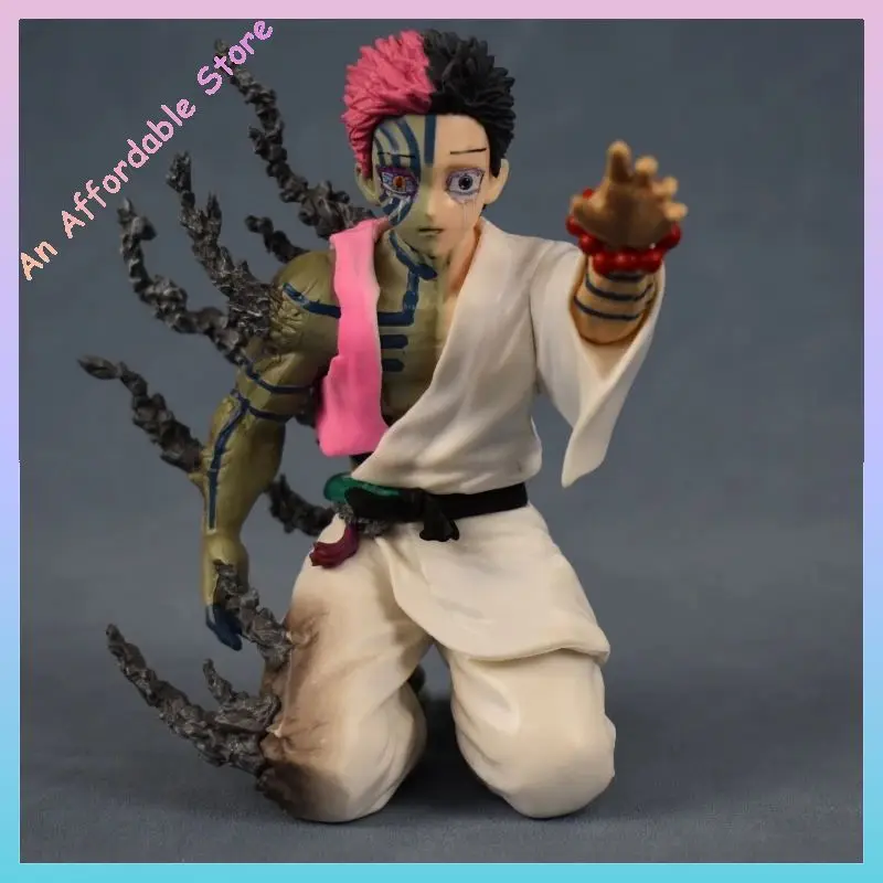 Figurine Demon Slayer Akaza en Pvc, 13cm, modèle de collection, jouets pour enfants, cadeaux d'halloween, ornements de poupée