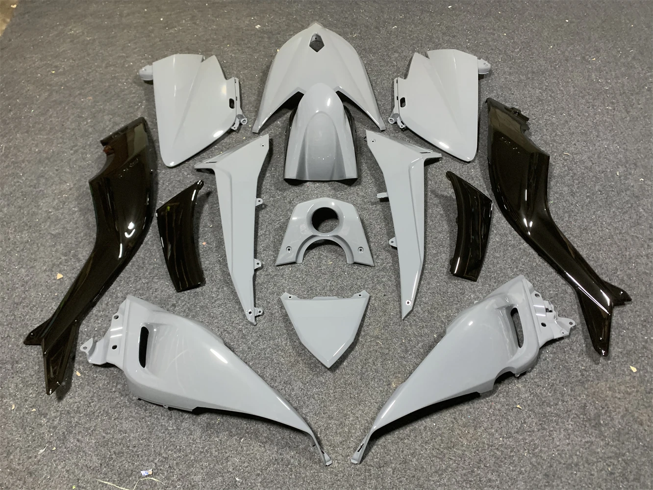 For YAMAHA Tmax-530 Tmax 530 TMAX530 2012 2013 2014 12 13 14 Plastic Kit Injection Motorcycle Fairing Kit Cement ash ZXMT