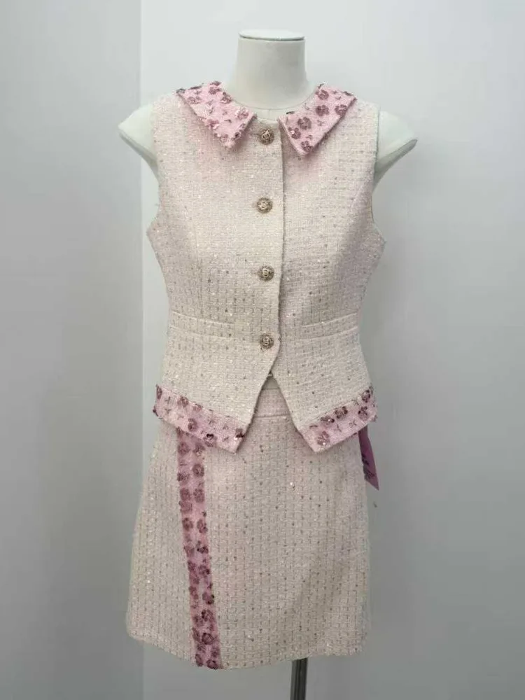 

3pcs/pack Wholesale Drop Shipping Newest High Quality French Fashion Women 2 Piece Sets