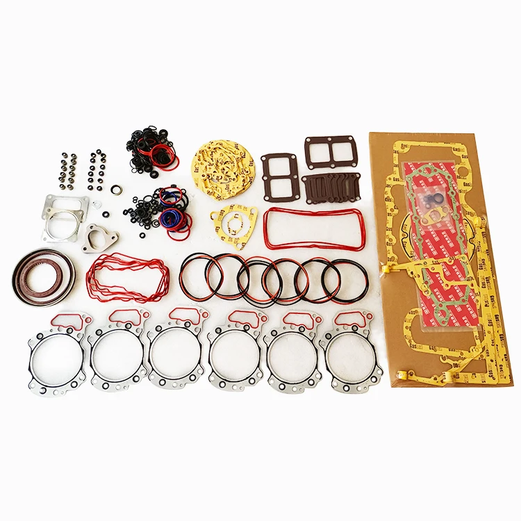 Excavator Diesel Engine Overhaul Gasket Kit 6D125 Machinery Engines Full Upper and Lower Gasket Set