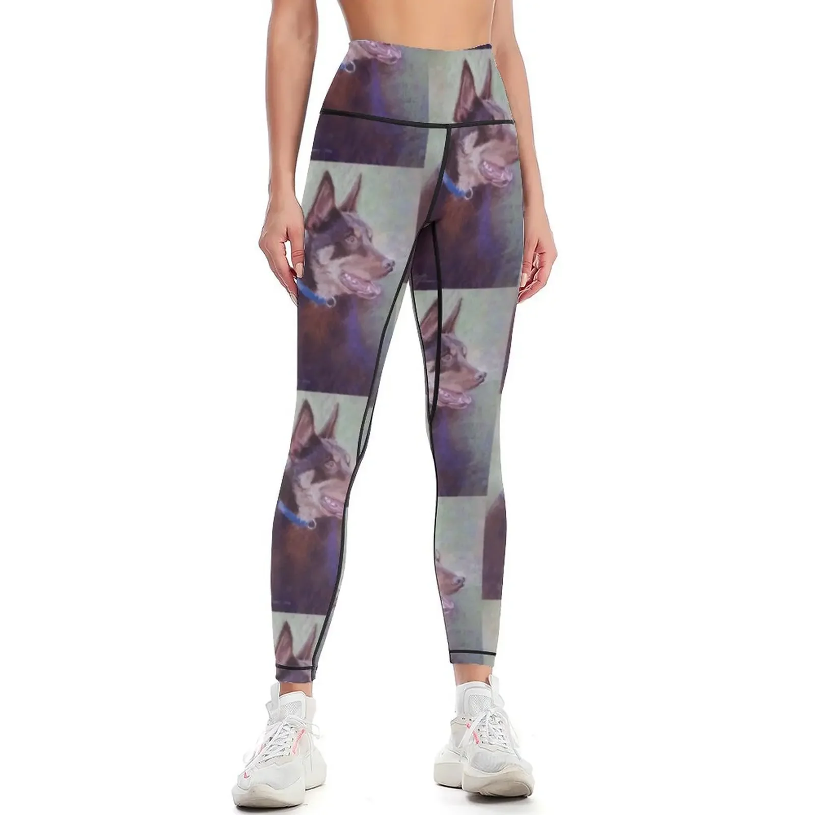 

Kevin the Kelpie' Leggings Women's trousers leggins push up woman Fitness woman Women's pants Womens Leggings
