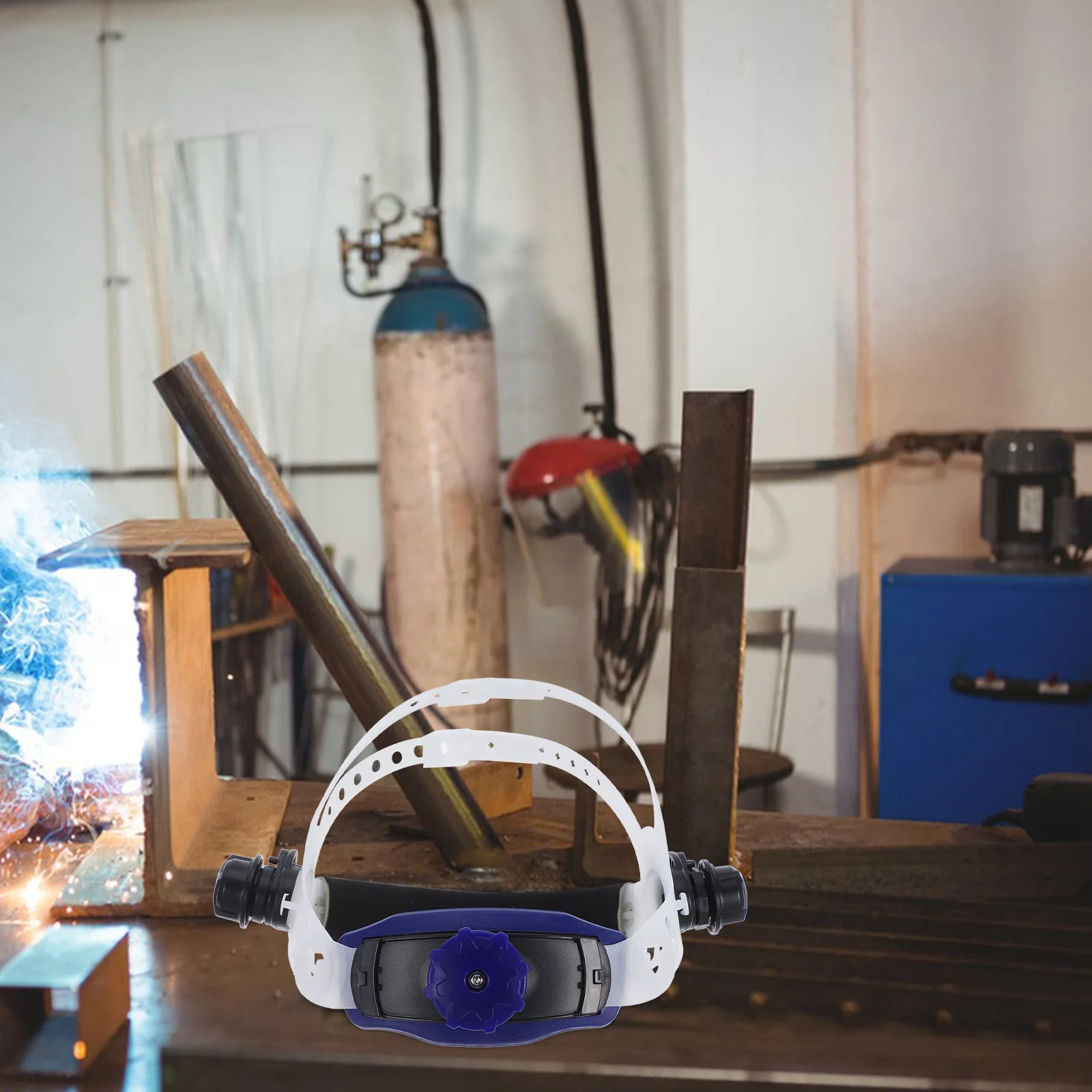 

Comfortable Welding Headgear Adjustable Strap Custom Fit Lightweight Design for Extended Wear Hood Accessories Set