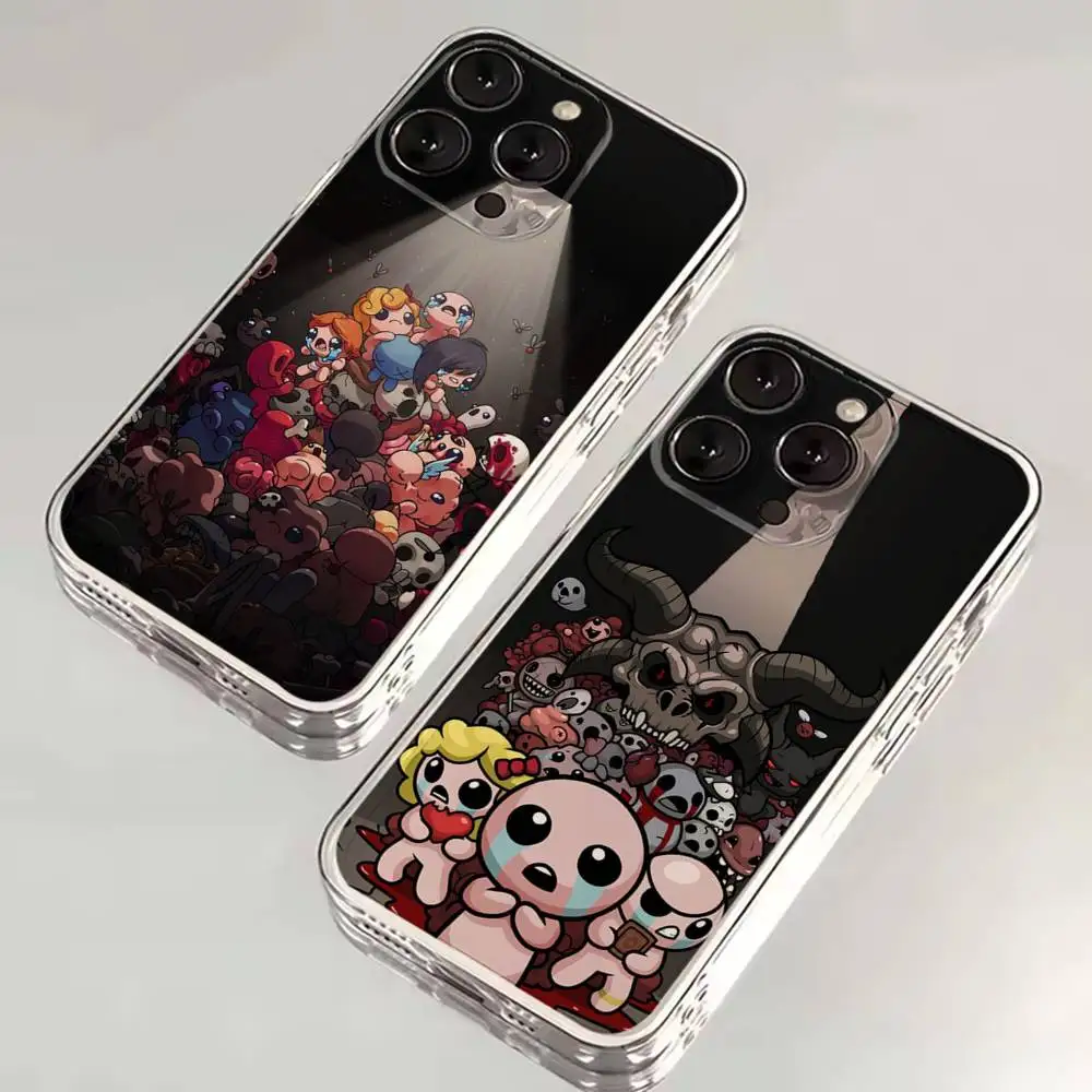 

The Binding of I-Isaac Phone Case For iPhone 16,15,14,13,12,11,17 Pro,Max,Plus,X,XS,XR,SE,Mini Transparent Soft Cover