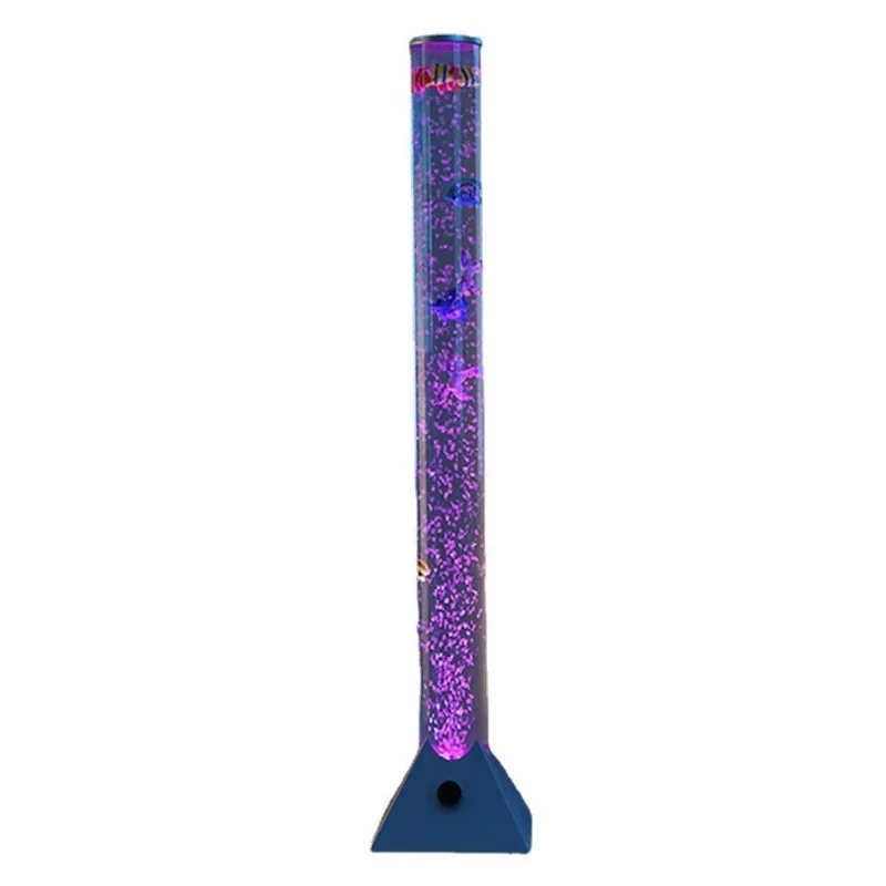 Bubble Water Lamp LED Movable Decor Tube Light Colorful Atmosphere Jellyfish Night For Bar KTV Home Aquarium