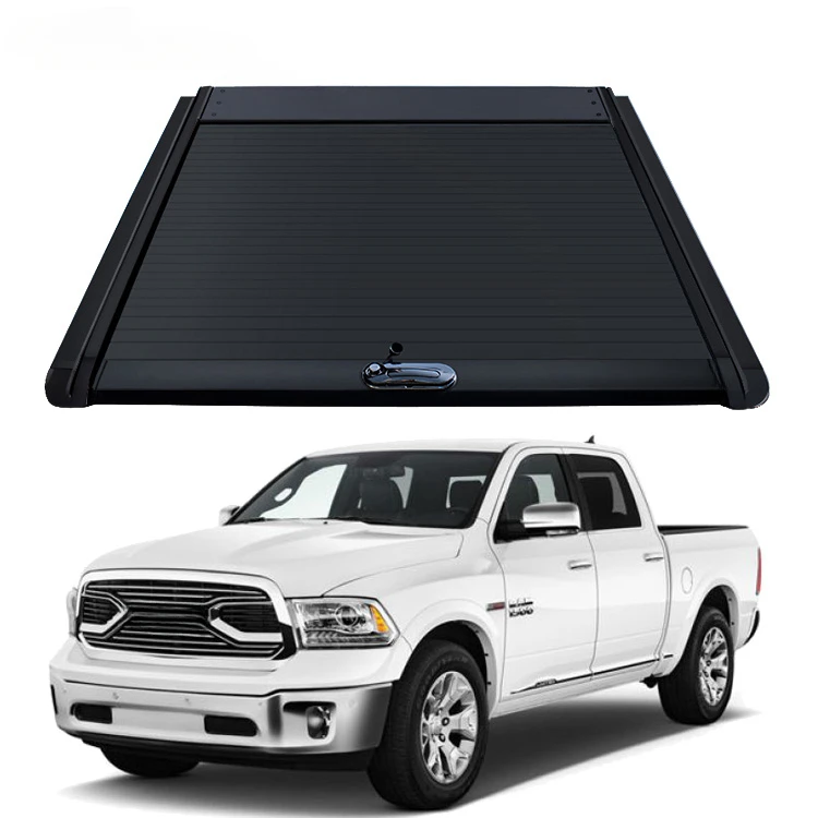 Truck Car 4x4 Accessories Aluminium Roller Lid Shutter Top Retractable Roll Up Tonneau Cover For Ford Ranger raptor F150custom