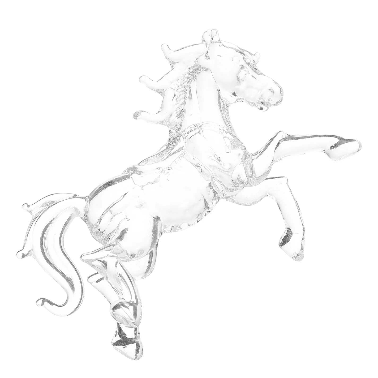 

Clear Crystal Horse Sculpture 2026 Zodia Animal Realistic Equestrian Table Sculpture Home Office Decor